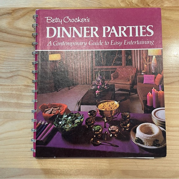 Betty Crocker cookbooks two, Cake and Frosting mix Cookbook and Dinner Parties - Picture 2 of 10